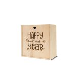Коробка дерев’яна 20х20х10 см - фото подарункові набори