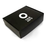 Коробка картонна 30х24х9 см чорна - фото подарункові набори