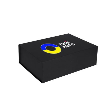 Коробка “табакерка” чорна - фото подарункові набори
