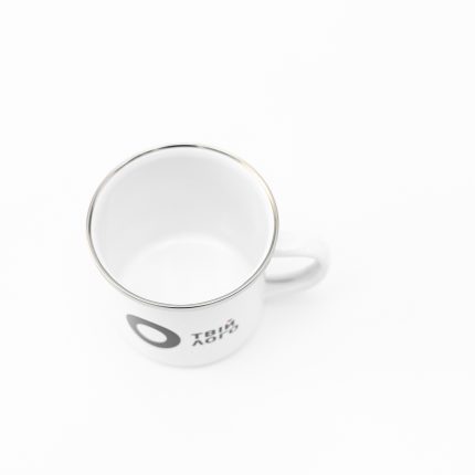 Чашка металева зі срібним обідком - фото подарункові набори