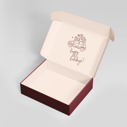 Коробка новорічна Ho-Ho-Ho 34-26-10 - фото подарункові набори